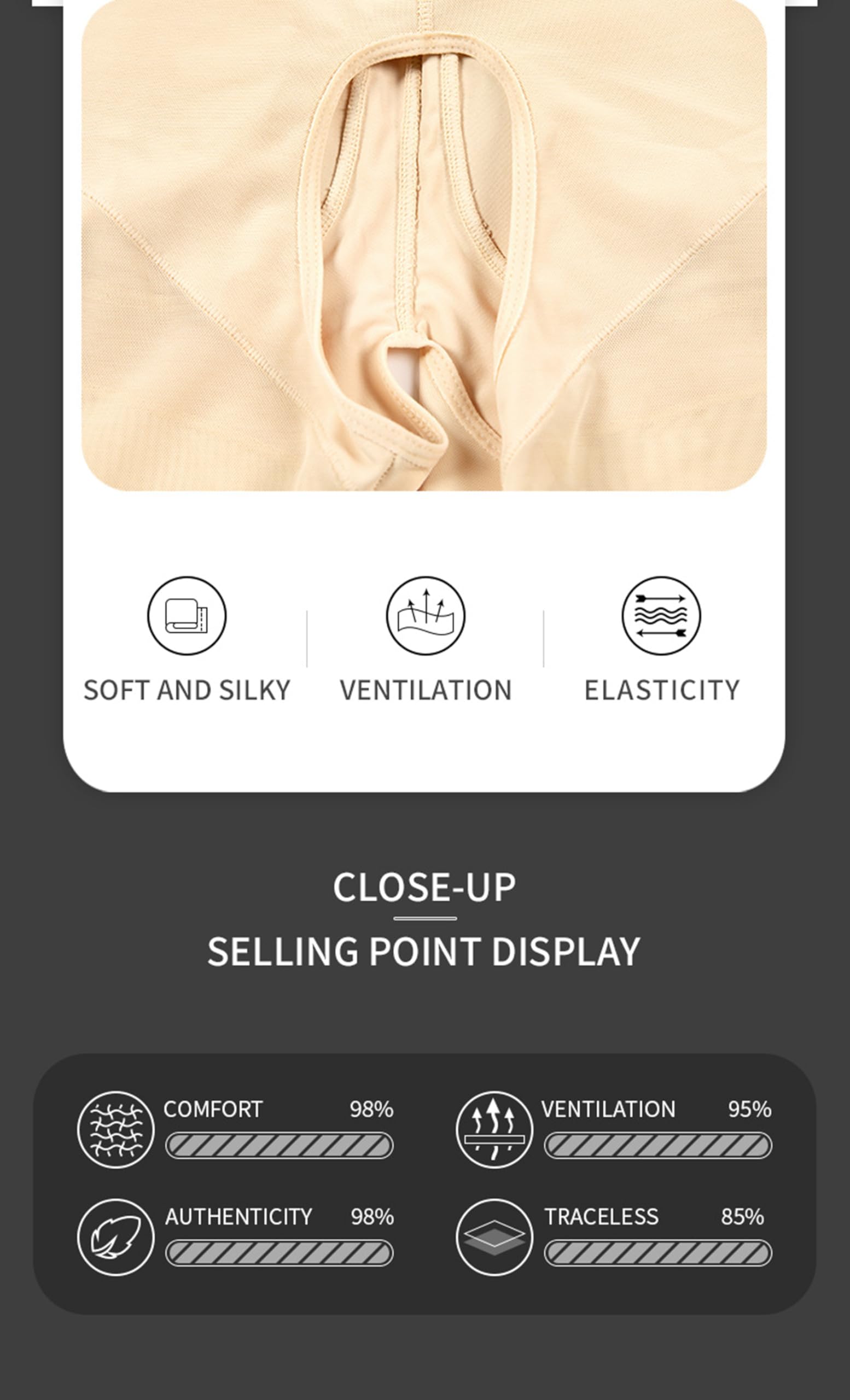 Pantalones Cortos moldeadores de Cuerpo para Hombres 4XL-6XL, Body Adelgazante Fajas Pantalones levantadores de Cadera Todo en uno Control de Barriga Faja de contracción Abdominal