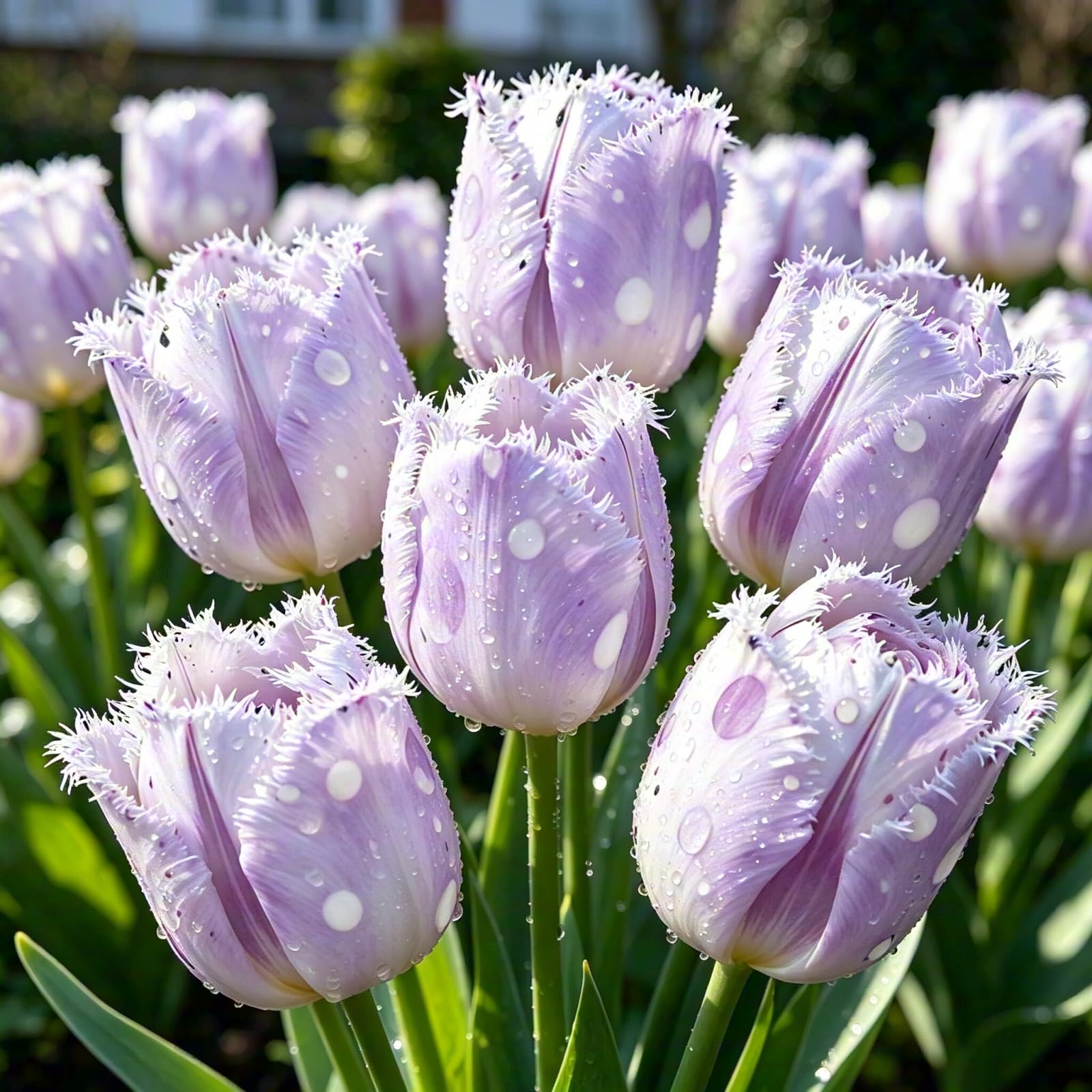 Kleinwüchsige Tulipa Zierpflanzen für vordere Gartenbeete-15Rhizom-G