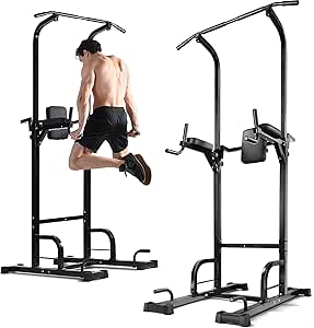 Pull Up Bar Free Standing - Power Tower, Multi-Functional Strength Training Station for Home Gym