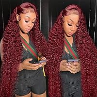 Vista 24 de Pelucas de encaje frontal de 13 x 4, cabello humano con cabello de bebé para mujeres negras, 220 % de densidad, encaje frontal transparente HD, onda