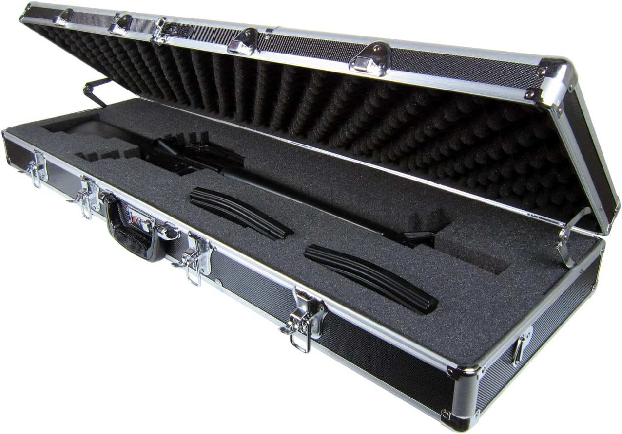 Common Sense Cases Trooper Aluminum Shotgun and Rifle Case, Black