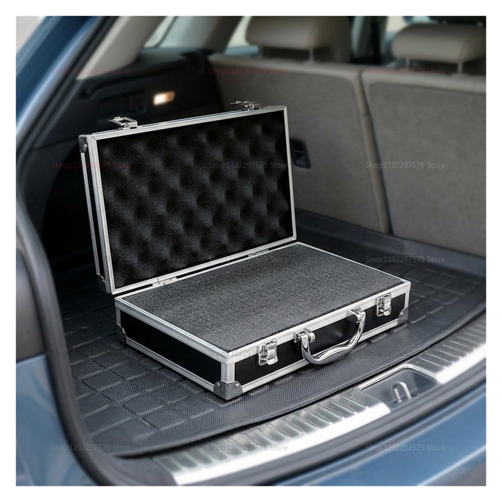 Cassetta Portautensili In Metallo Portable Aluminum Tool Box | With Sponge Lining Impact Resistant Storage Case Handheld Organizer 30x17x8cm Toughbuilt
