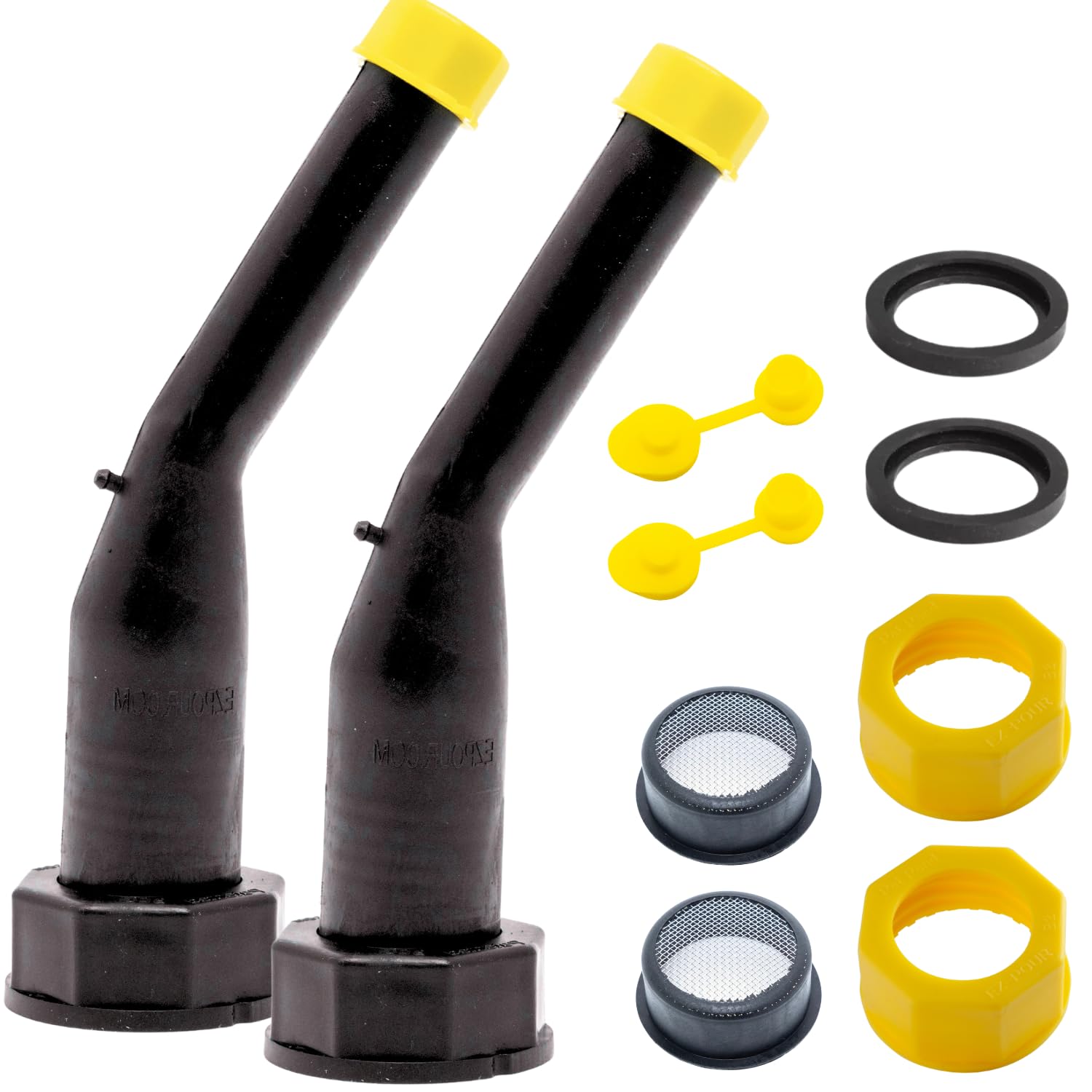 EZ-POUR® RIGID Replacement Spout &amp; Vent Kit, Multi-Purpose Spout, Pack of 2