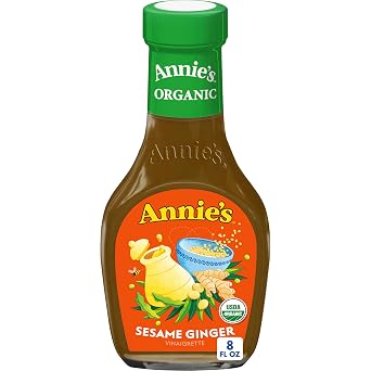 Annies Organic Sesame Ginger Vinaigrette Salad Dressing, 8 fl oz