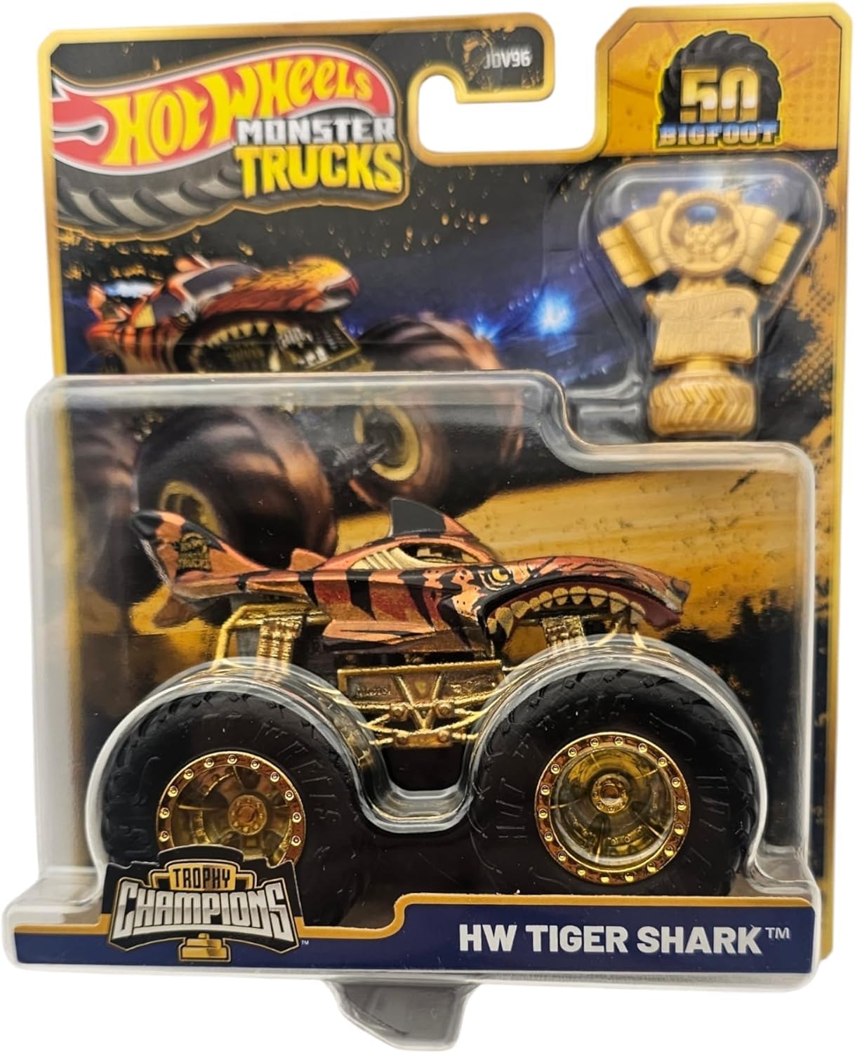 Hot Wheels Monster Truck Trophy Champions 1:64 HW Tiger Shark