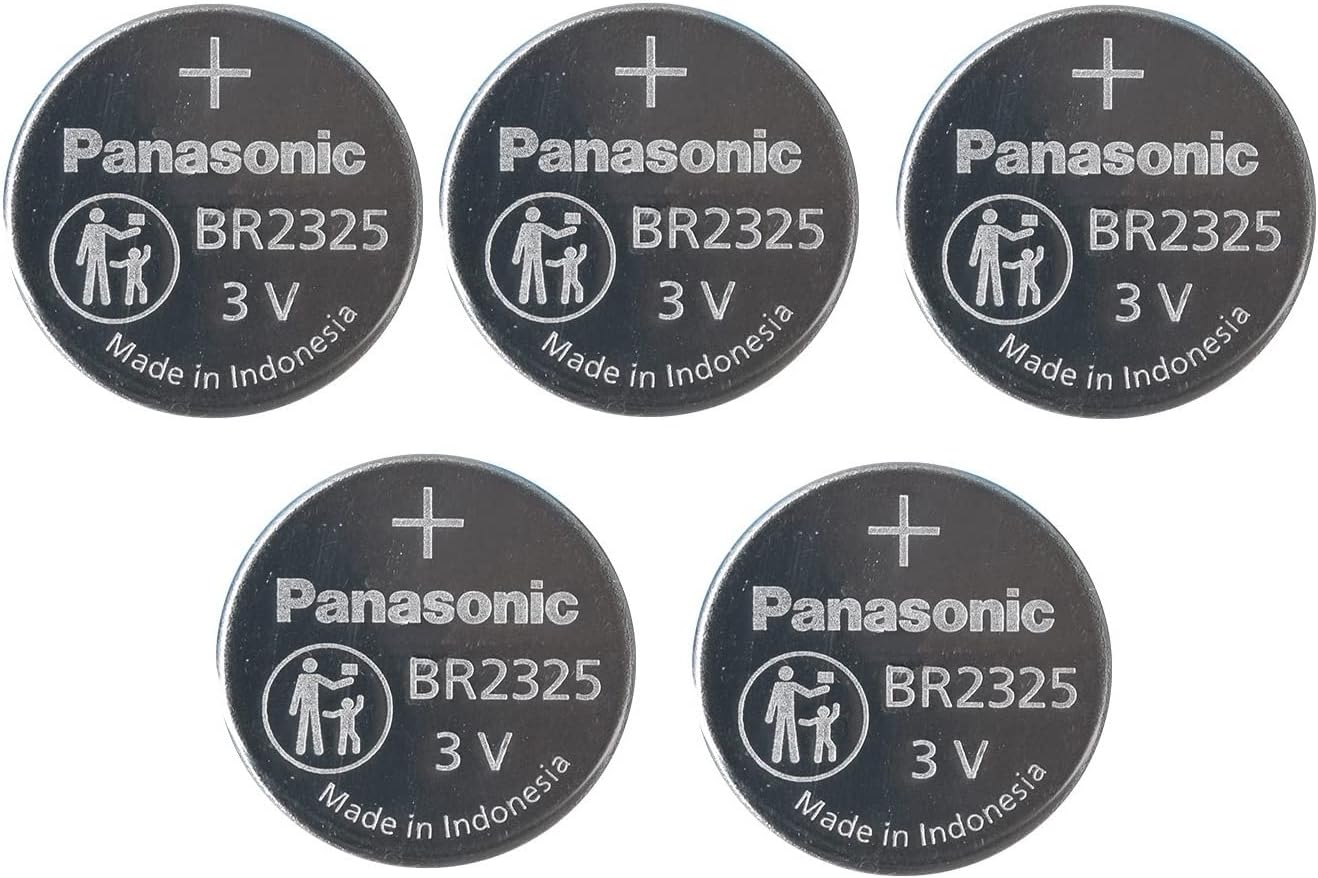 Panasonic BR2325 3V Coin Lithium Battery (5Pcs per Pack)