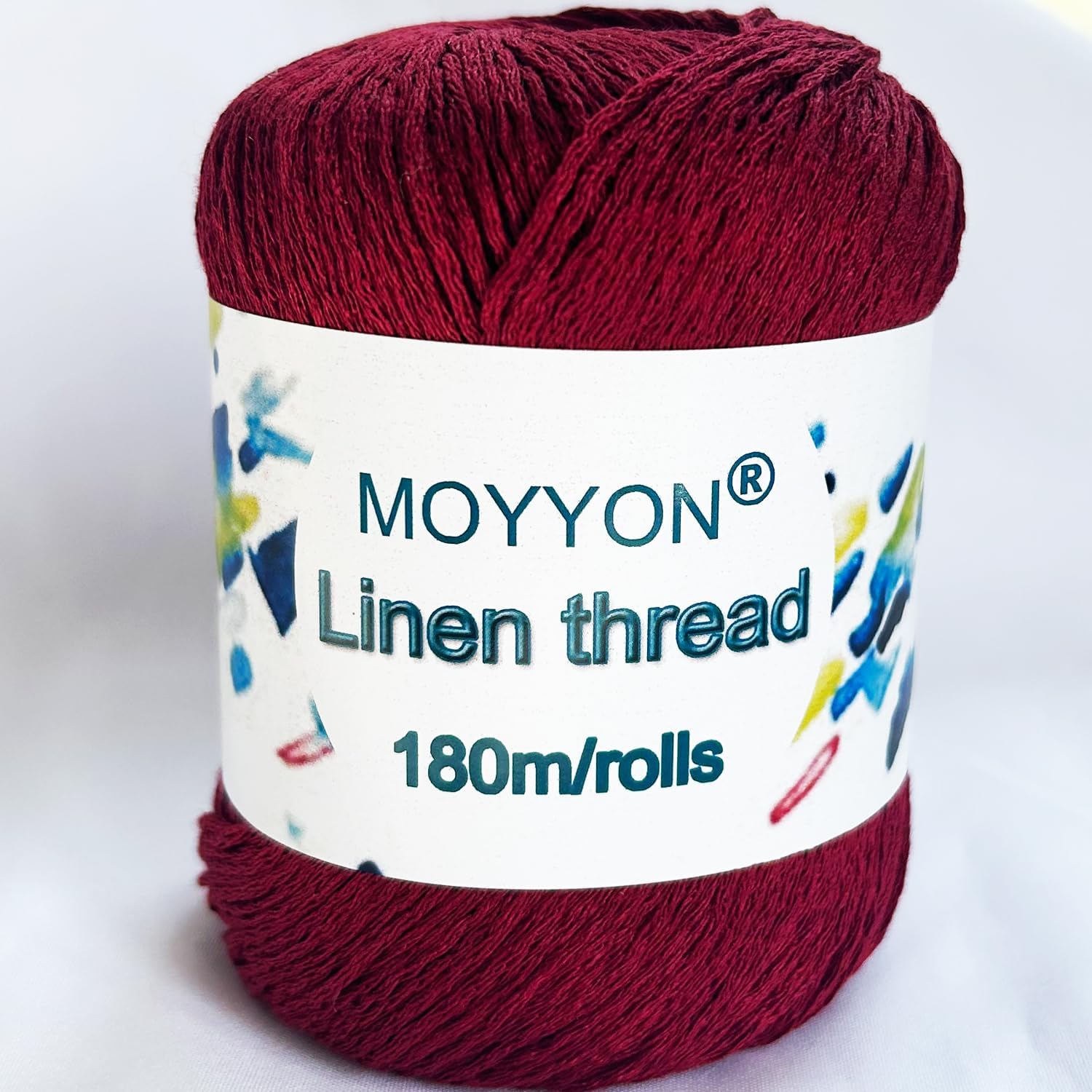 Linen Thread for Knitting,Crochet (Green)