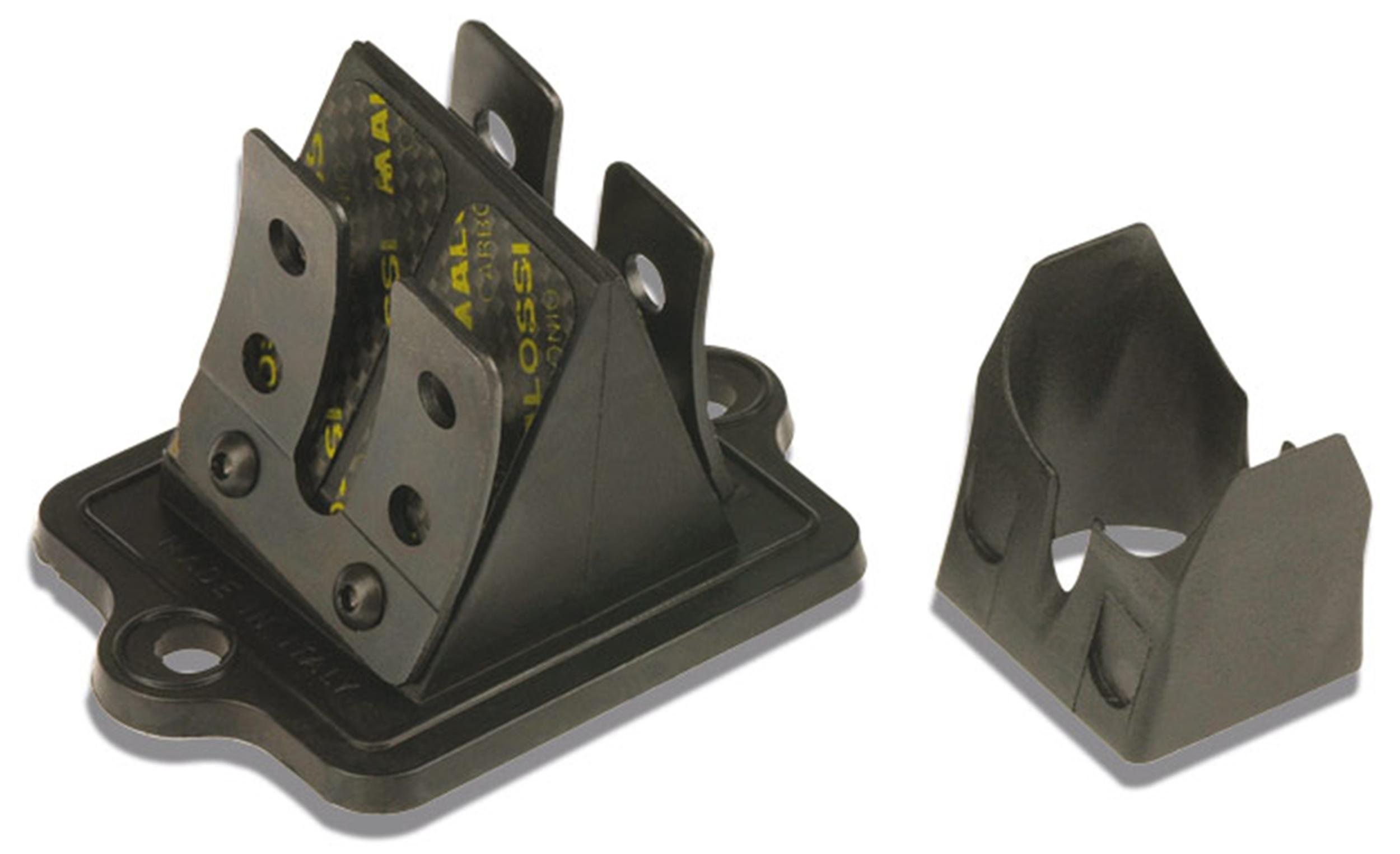 Malossi - Blocco membrana Carbon.io, VL11 per Piaggio Maxi, con barra centrale, piastrine spessore 0,3 mm