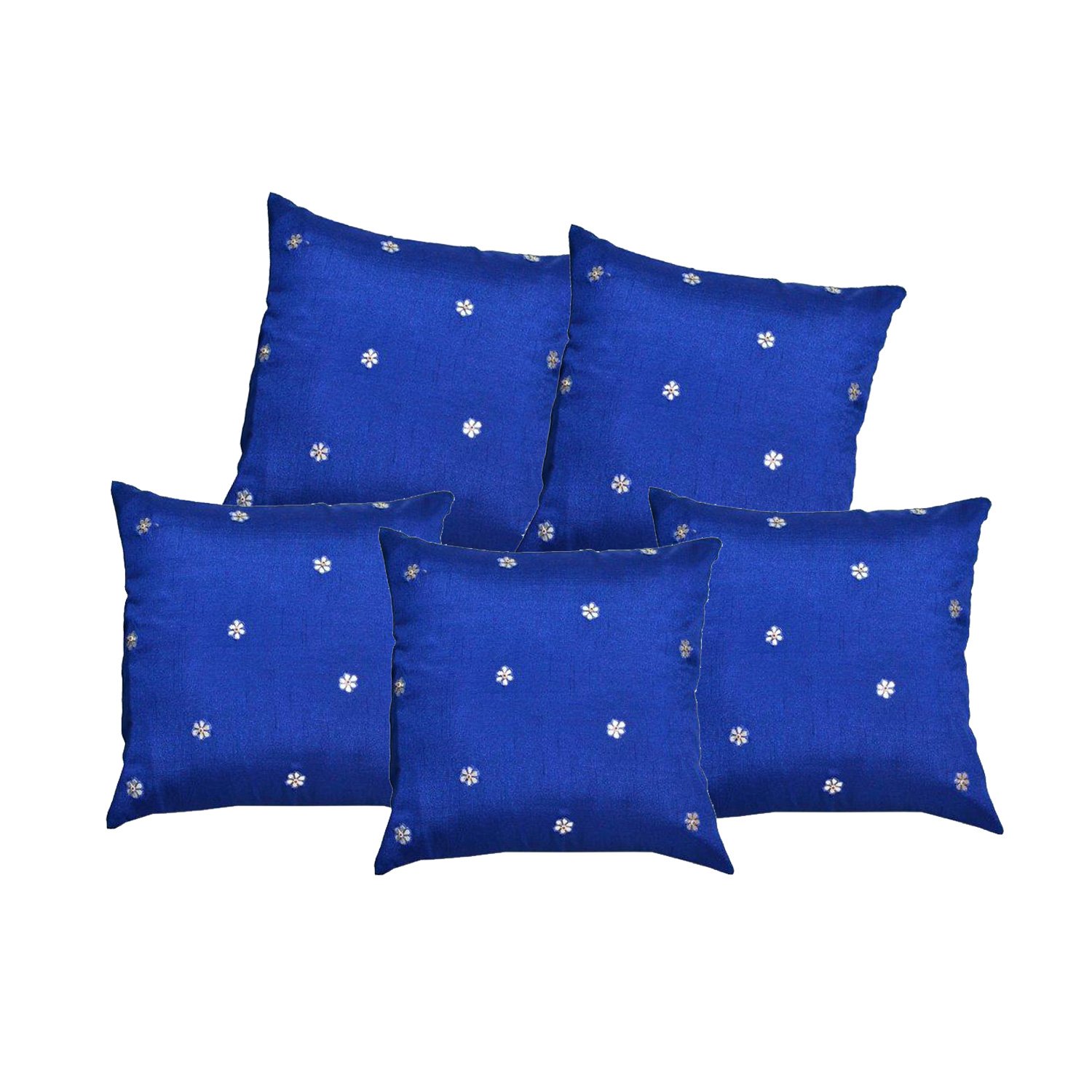 Buy Elite Eternally Royal Blue Cushion Covers Online at Low Prices in