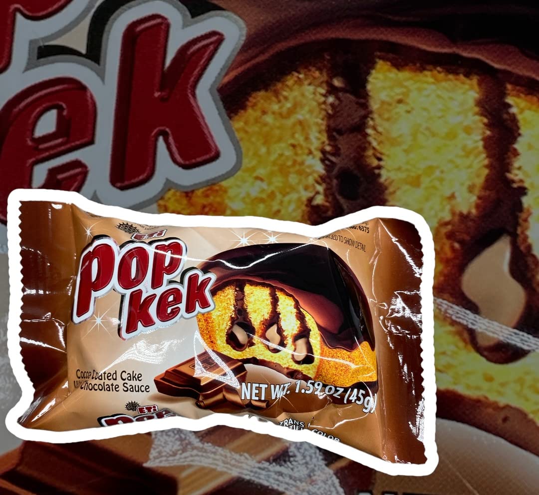 ETI PopKek [ Cocoa Coated Cake with Chocolate Sauce] (pack of 24)