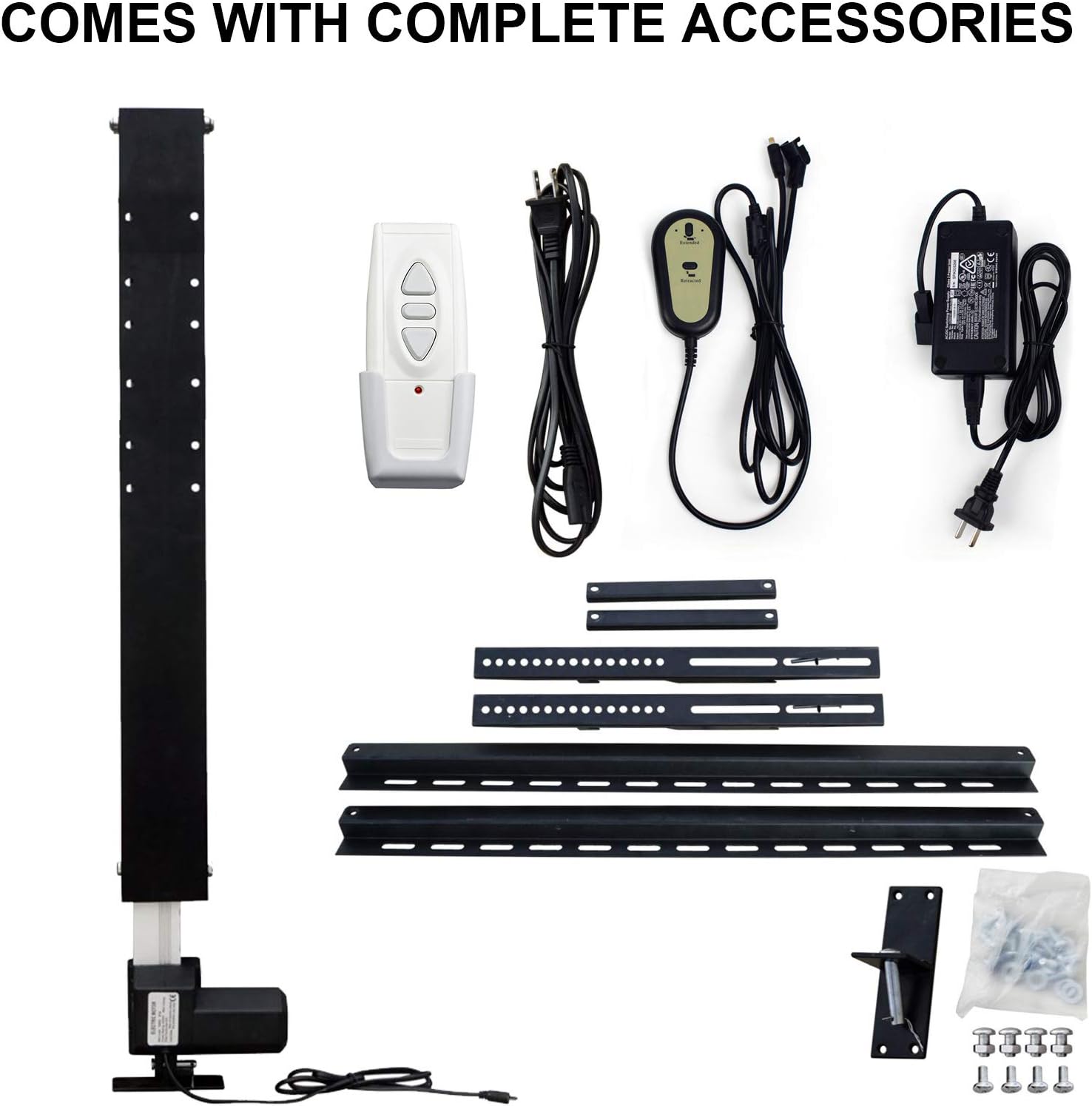 ECO-WORTHY Automations -Motorized TV Mount Lift with Remote Control for 26 to 60 Inch Screens