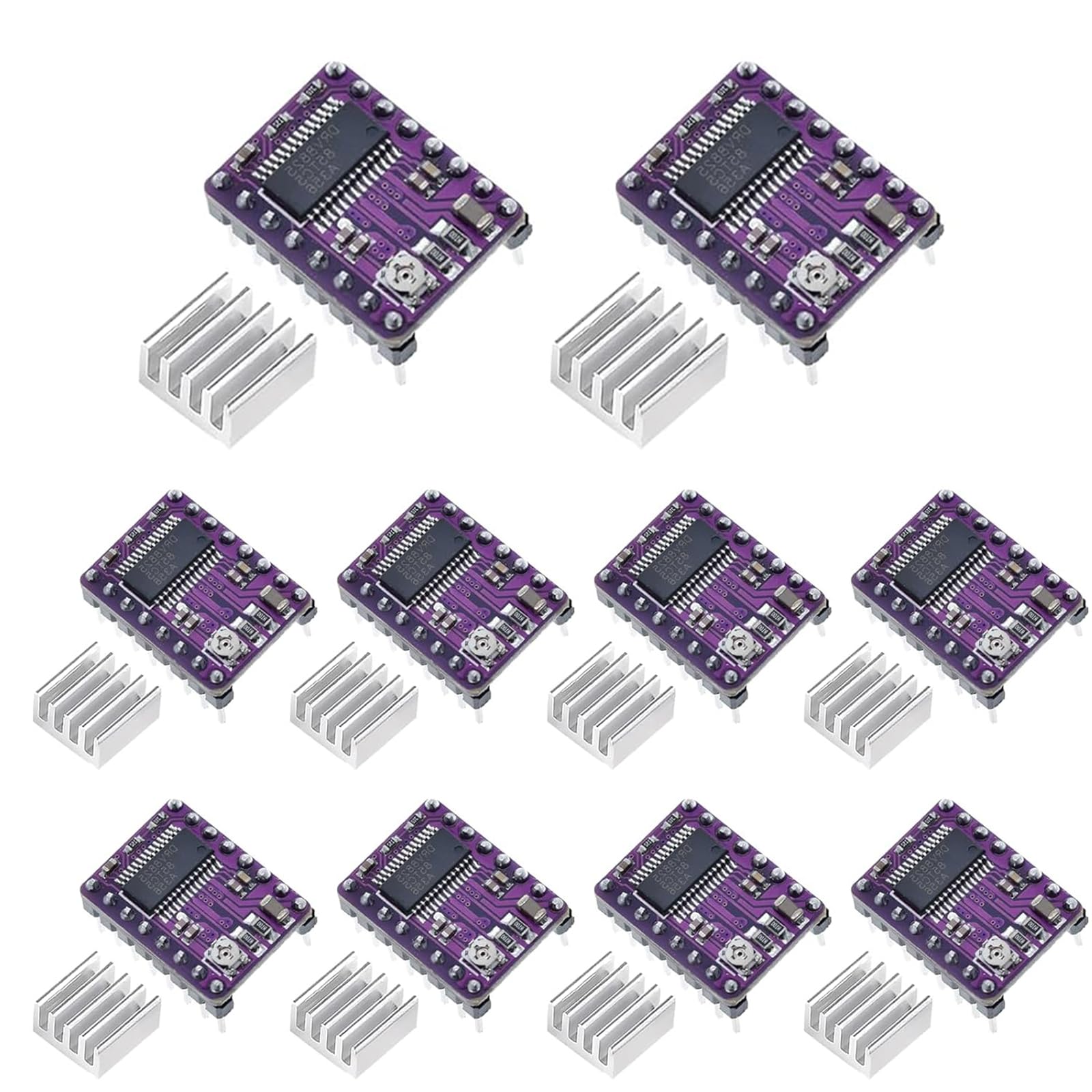 Amazon.com: hiBCTR 10-Piece Set of DRV8825 Stepper Motor Driver