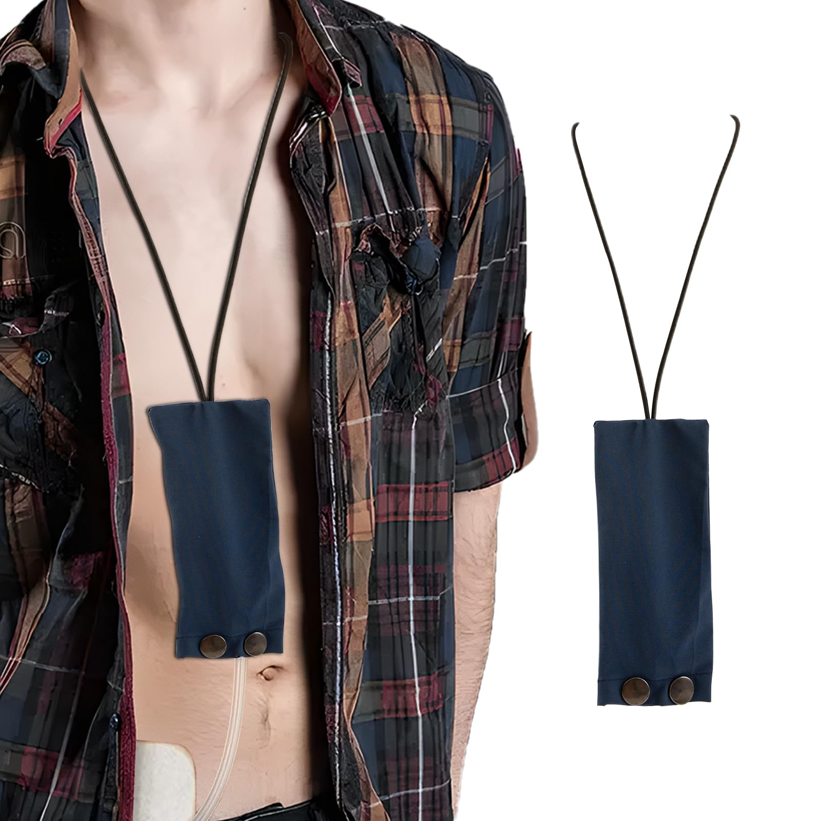 Peritoneal Dialysis Catheter Holder for Baxter 5C4482 5C4483, PD Catheter Lanyard PD Secure Shower Support PD Transfer Set Catheter Holder Accessories for Men & Women