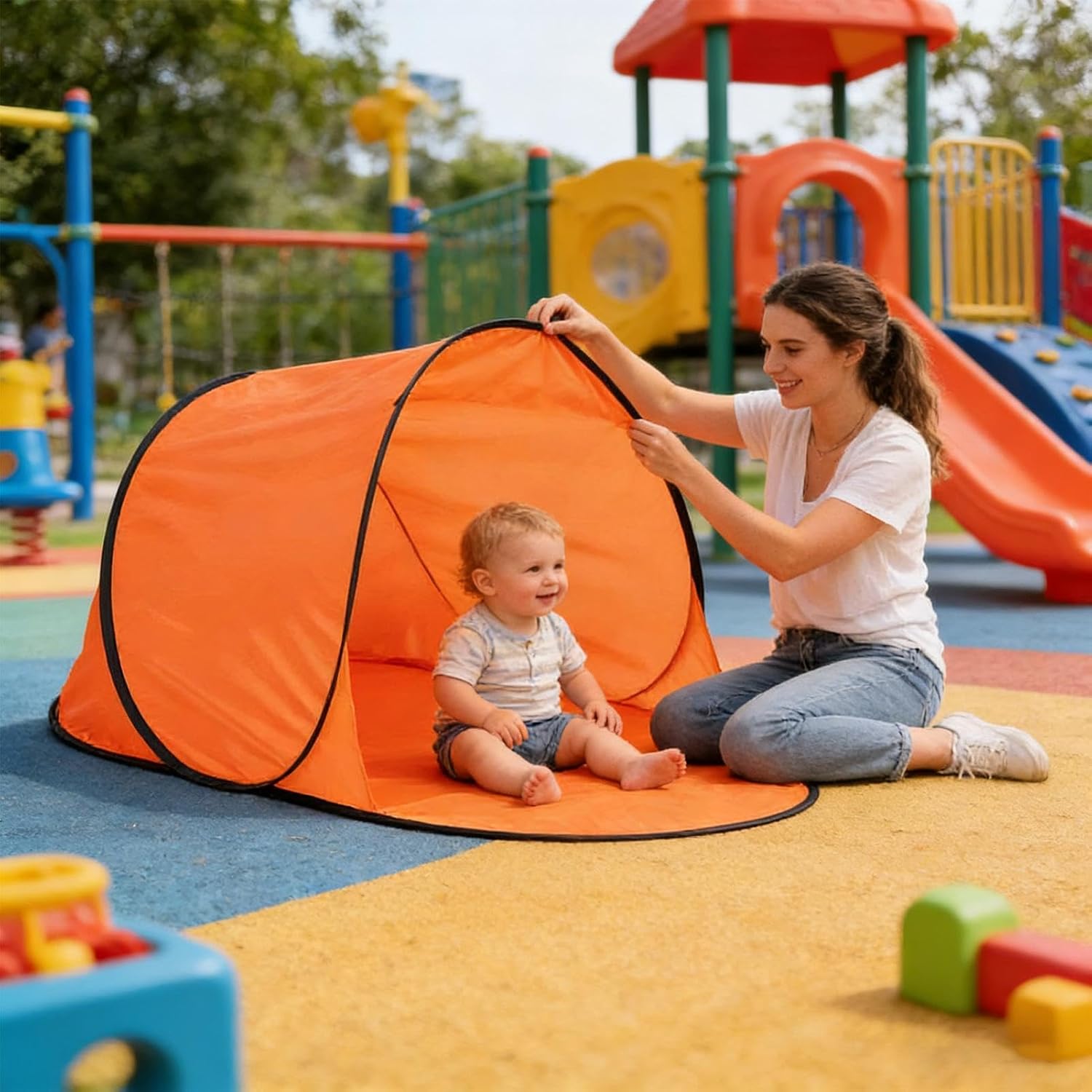 Beach Shelter | UV Protection Anti-UV Sun Shelter - Portable Shade Tent - for Summer Camping Picnic Backpacking Travel Relaxation Sunbathing