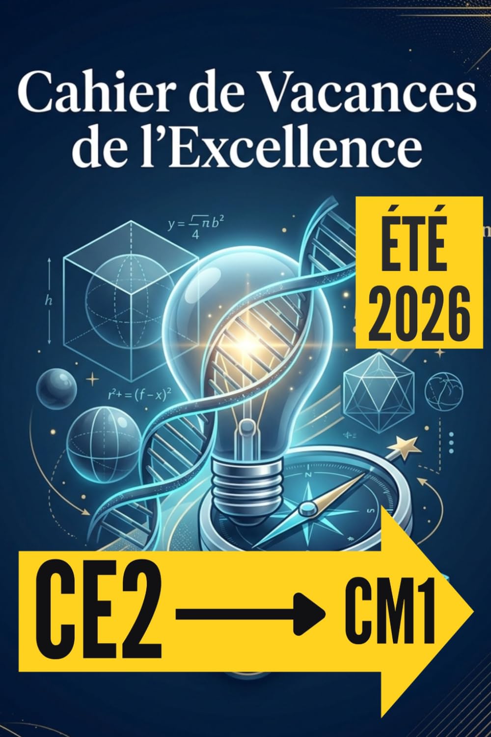 CAHIER DE VACANCES DE CE2 L’EXCELLENCE: Révision CE2 vers le CM1 2026