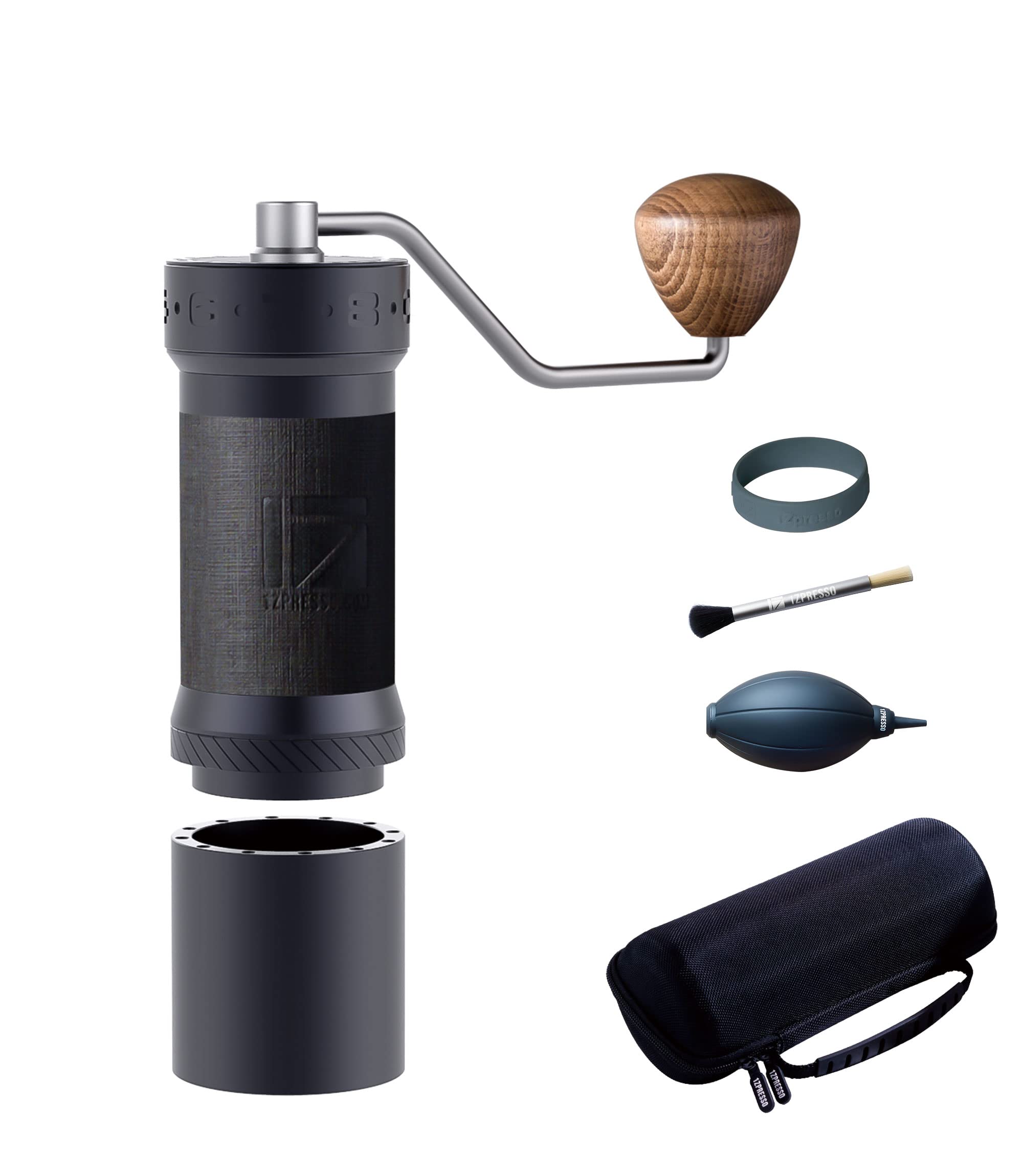 1Zpresso K-Max Manual Coffee Grinder with Assembly Consistency Grind Stainless Steel Conical Burr, I