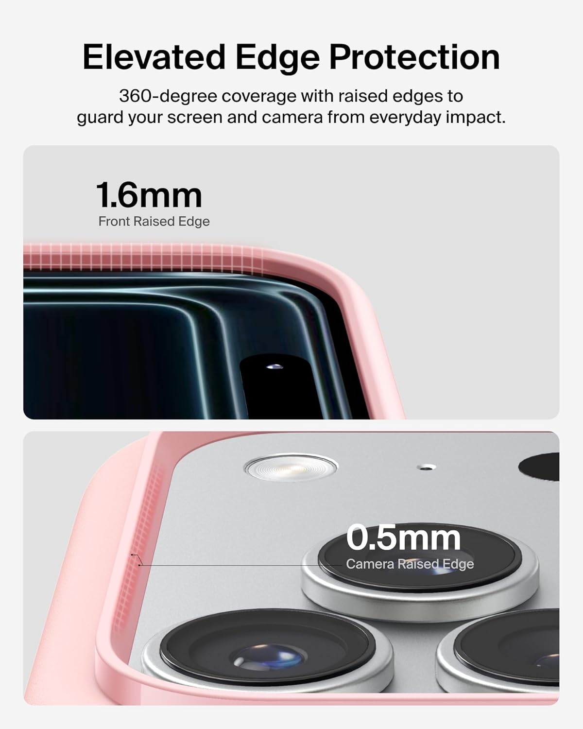 Belkin for iPhone 17 Pro Case, Protect, MagSafe Compatible w/Anti-Scratch & Anti-Yellowing Treated Coating, Touch Sensitive Camera Control - Military Grade, Slim Design, Shockproof, Protective - Image 6