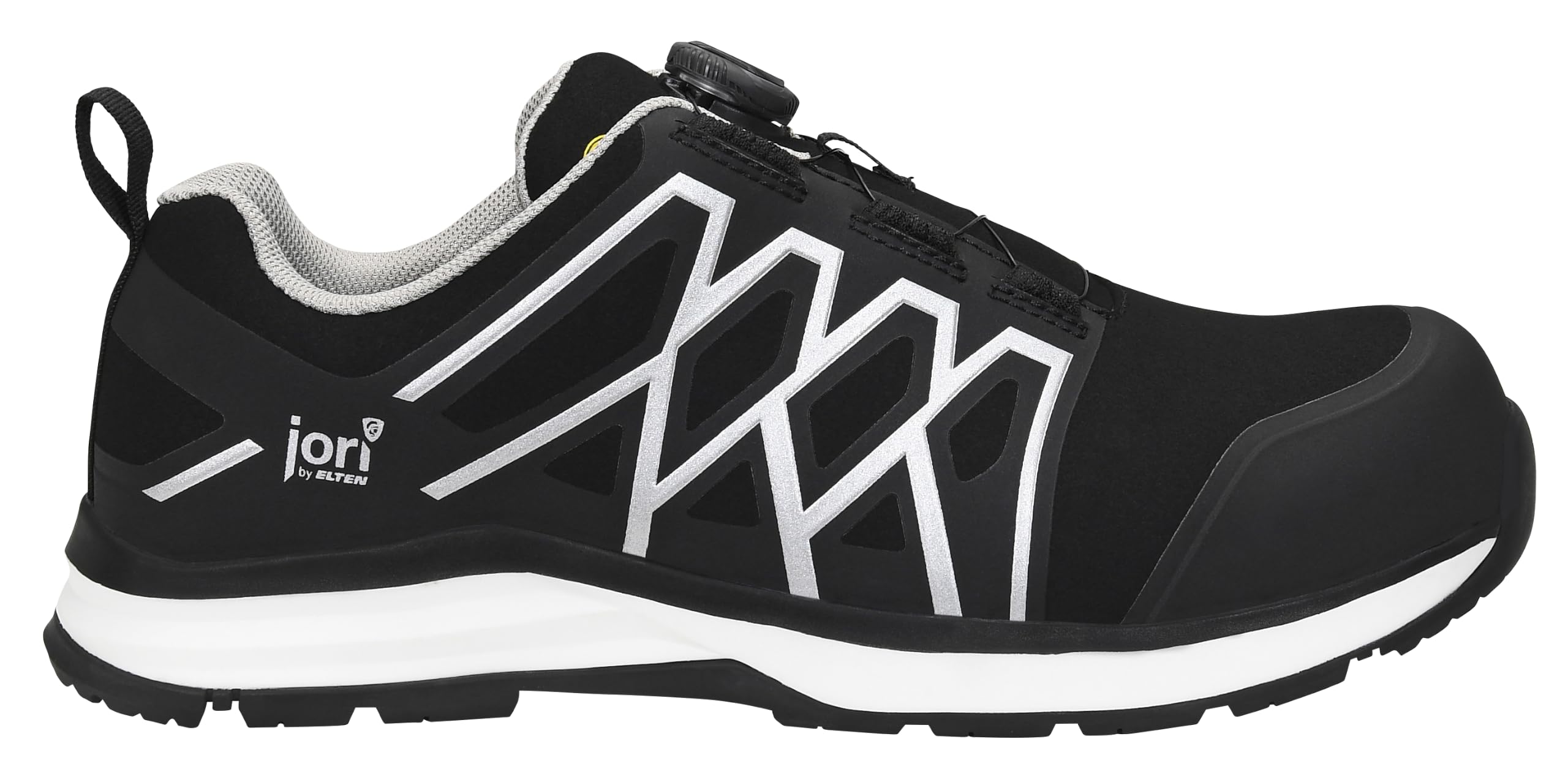 ELTEN jo_Swift BOA Black Low ESD S3S | Sicherheitsschuhe für Damen & Herren, Kunststoffkappe, leicht, atmungsaktiv