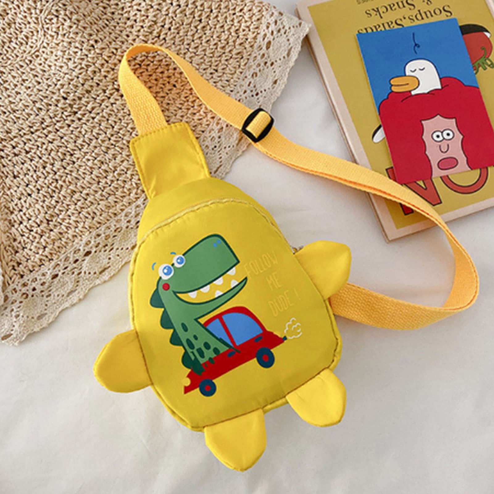pologmase Borsa a tracolla per bambini – Grazioso zaino da viaggio unisex con una spalla per bambini, ragazzi e ragazze