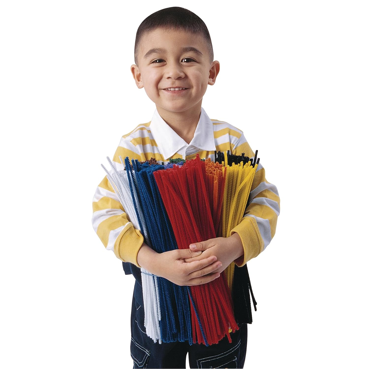 Colorations Chenille Stem Pipe Cleaners, Pack of 1000, Assorted Colors, Arts & Crafts, Decorating, STEM, Single Color, Activities for Kids, Crafting, Straw Cleaner, DIY