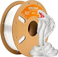 Vista 60 de ERYONE Filamento de ácido poliláctico (PLA) de seda para impresora 3D, de 1.75 mm +/- 0.03 mm, carrete de 1 kg (2.2 libras), verde esmeralda seda