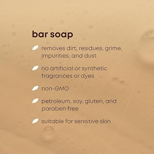 Miniatura 2 de Jabón de barra hidratante con aceite de coco, jabón hecho a mano en los Estados Unidos, puro sin perfume, jabón en barra orgánico natural sin