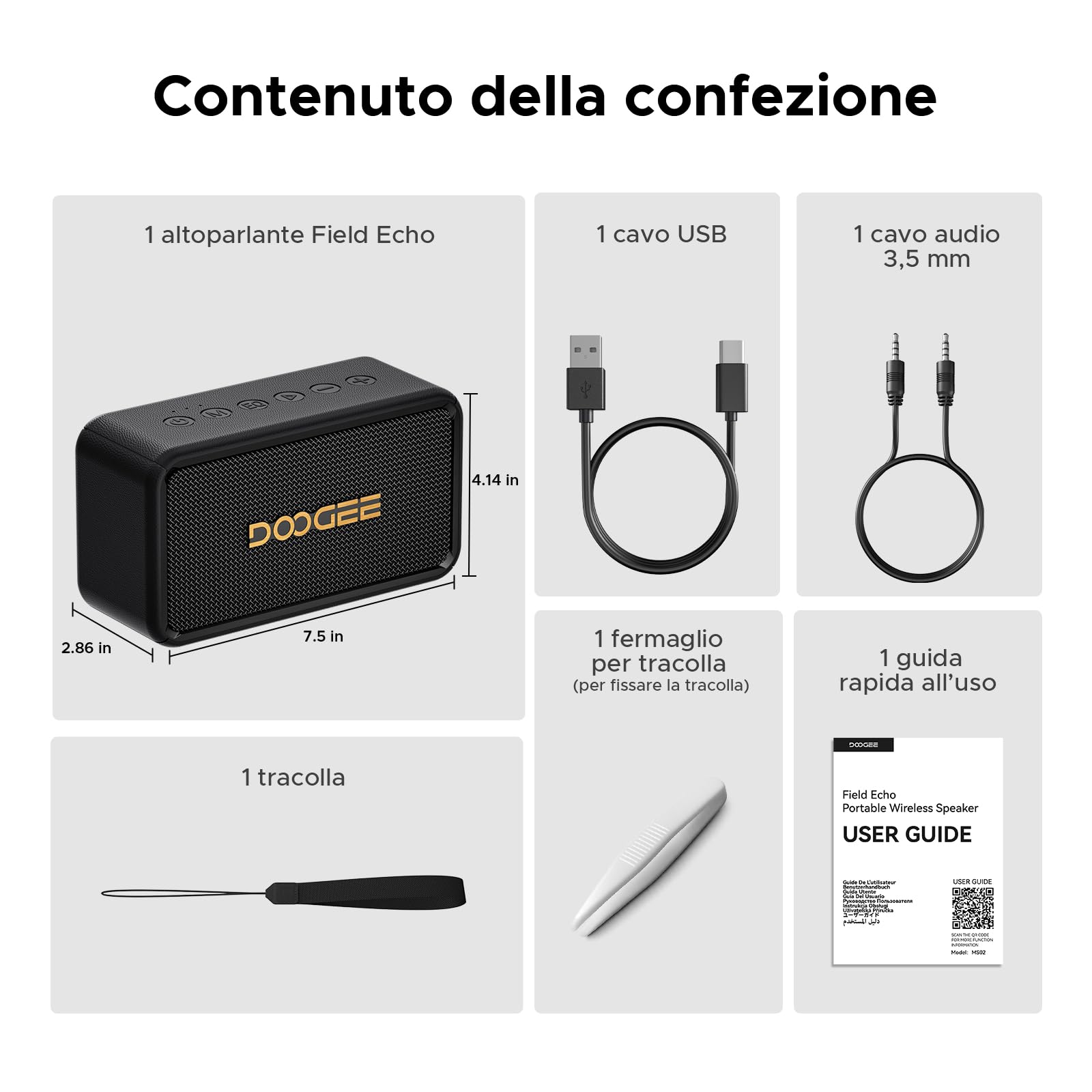 80W Cassa Potente Portatile, 19 Ore Altoparlante da Esterno Potente, IP67 Impermeabile Altoparlante Wireless Portatile con Bassi Profondi, TWS Doppia Modalità EQ e Compatibile con Chiamate