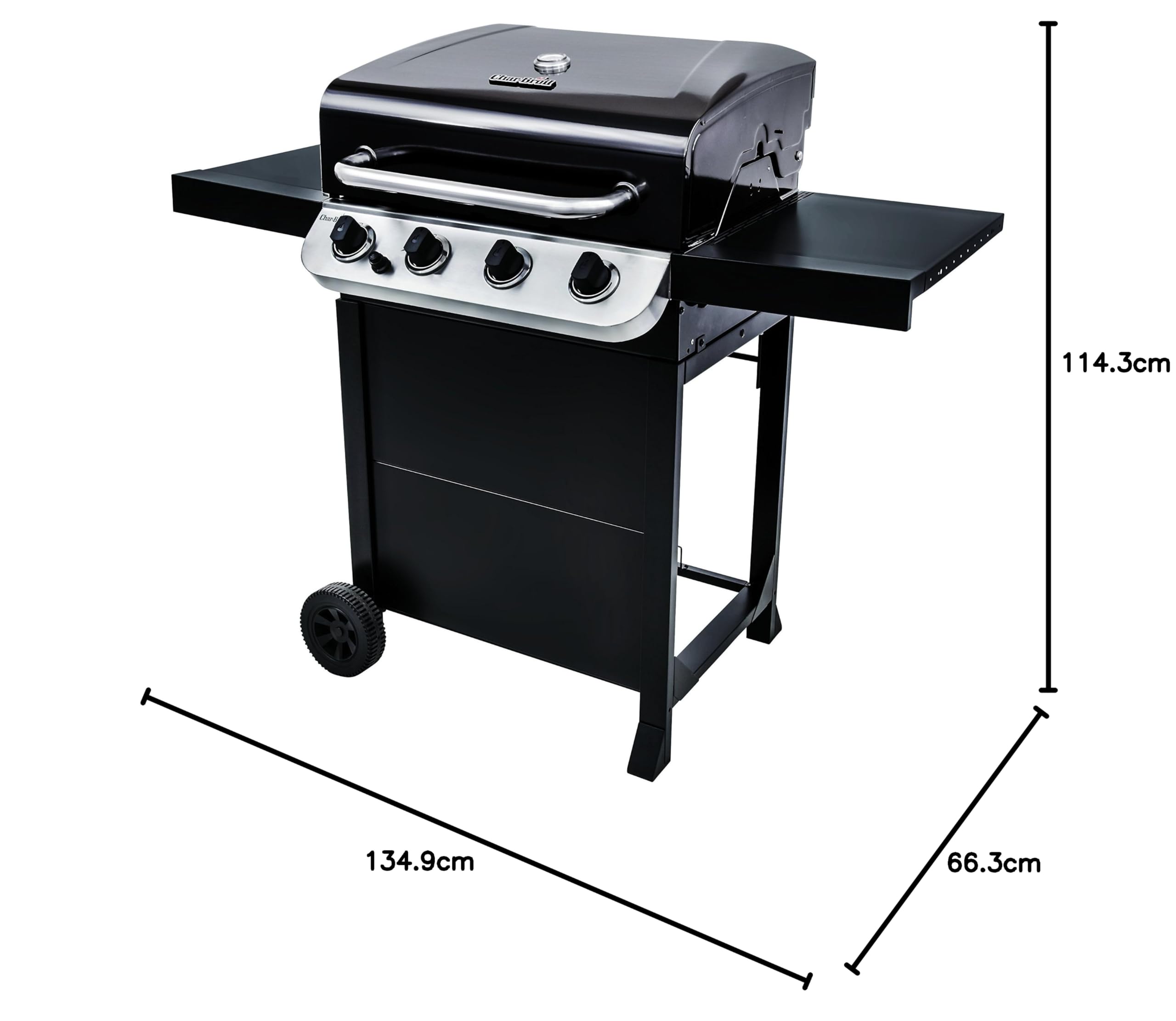 Char-Broil Convective 410 B - 4-Brenner Gasgrill, Schwarz