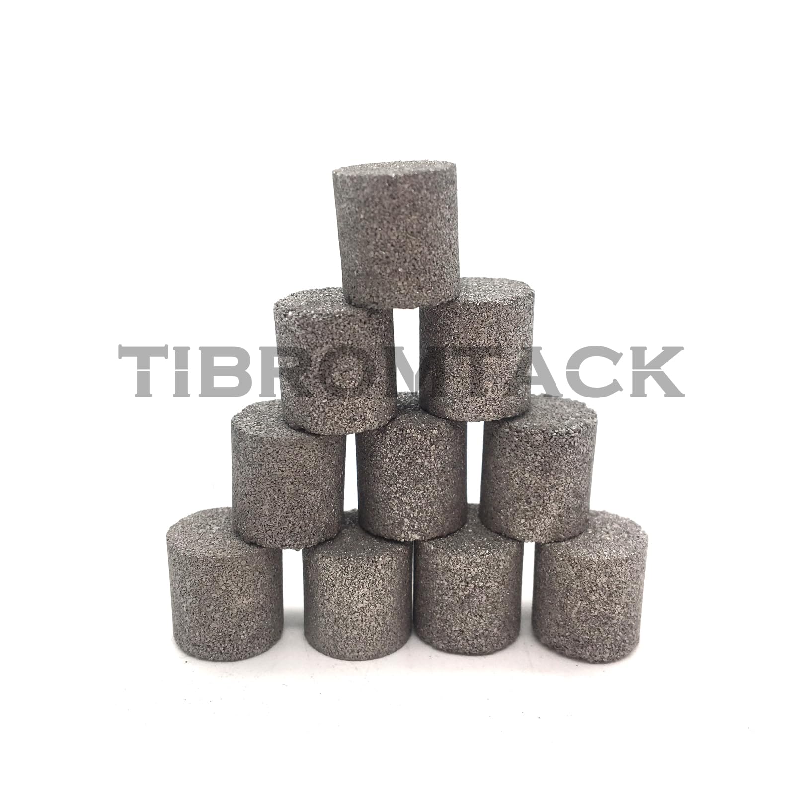Wysokiej jakości spiekany blok filtracyjny z proszku tytanowego – 10 mm x 10 mm, niestandardowa mikronowa porowata metalowa kolumna filtracyjna
