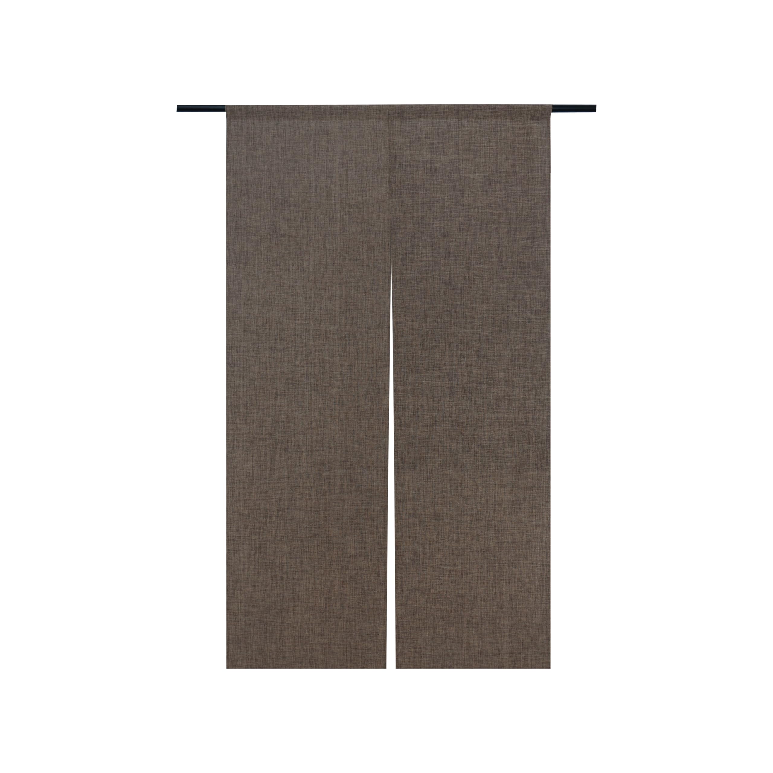 Japanese-Style Linen Sheer Curtain Panel