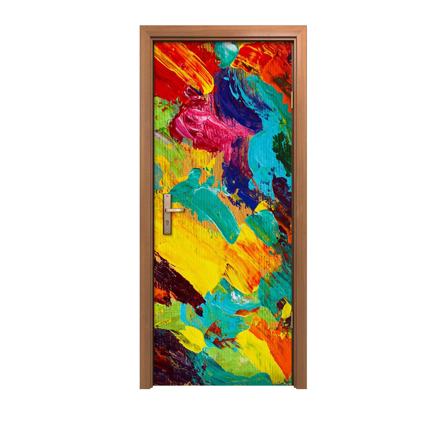 Autocollant de porte design d'intérieur Coloray 90x200 décoration murale adhésive