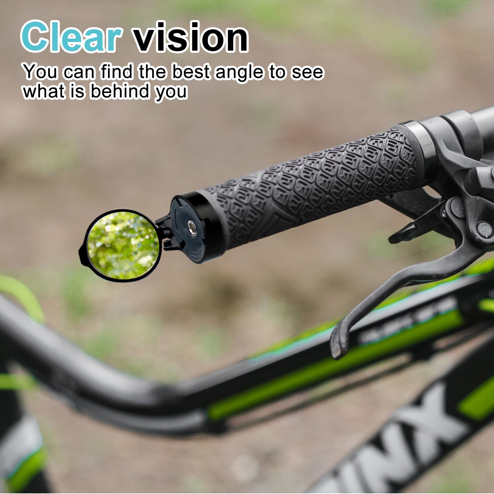 Fahrrad Rückspiegel Klappbar - Mountainbike Spiegel Aus Kunststoff