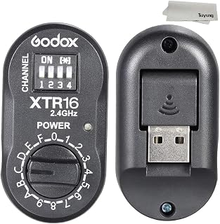 Godox 2.4G Wireless XTR-16 Receiver for X1C X1N XT-16 Transmitter Trigger Wistro AD360/DE/QT/DP/QS/GS/GT Flash Series