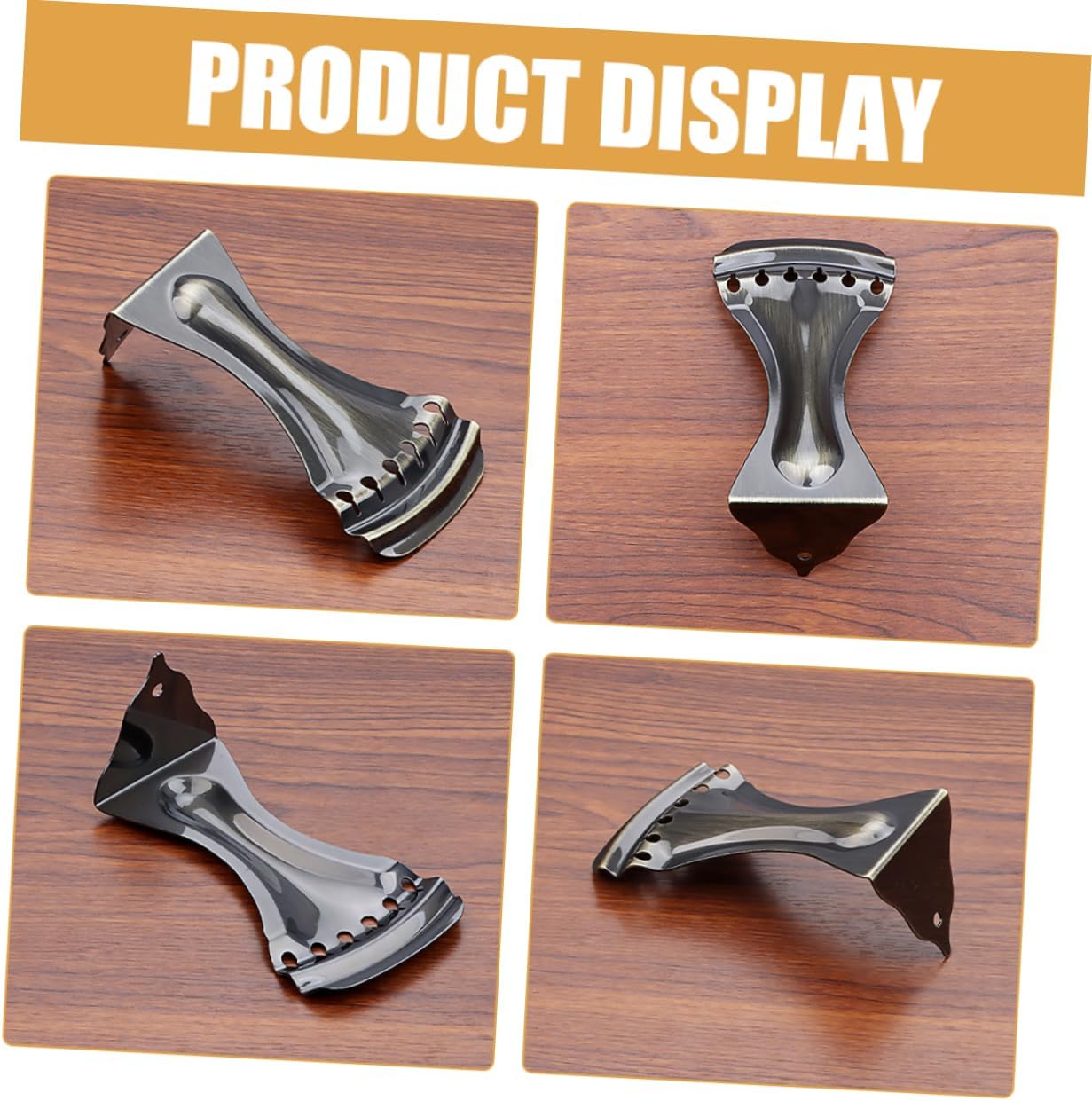 SUPVOX Guitar Tailpiece Replacement Part Multi-string Instrument Bridge for Quick Installation and Improved Sound Quality for Electric Guitars and Resonator Models