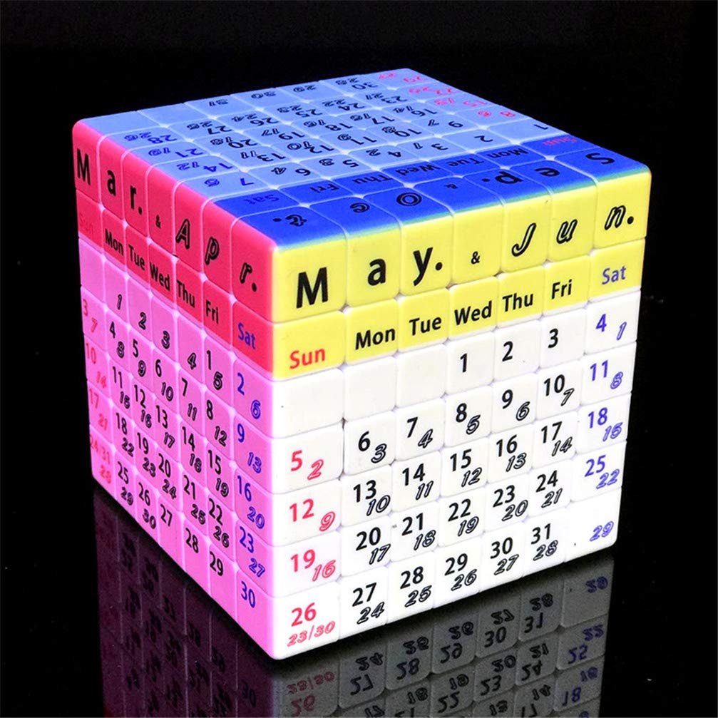 おじゃる丸　タッチライト　ルービックキューブ　スタンドカレンダー Amazon | マジックキューブ7X7x7カレンダー柄簡単な少年少女の子供の
