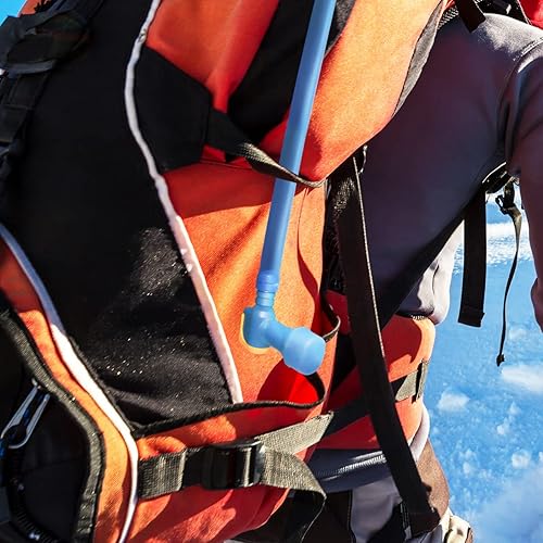 Miniatura 3 de QINGLER Válvula de repuesto para boca, válvula de vejiga de hidratación de agua, color azul, paquete de 4 unidades