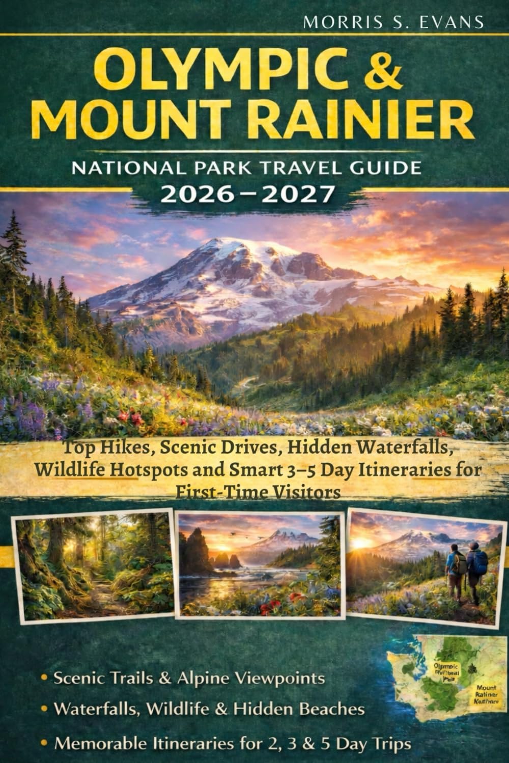 Olympic & Mount Rainier National Park Travel Guide 2026-2027: Top Hikes, Scenic Drives, Hidden Waterfalls, Wildlife Hotspots and Smart 3–5 Day Itineraries for First-Time Visitors