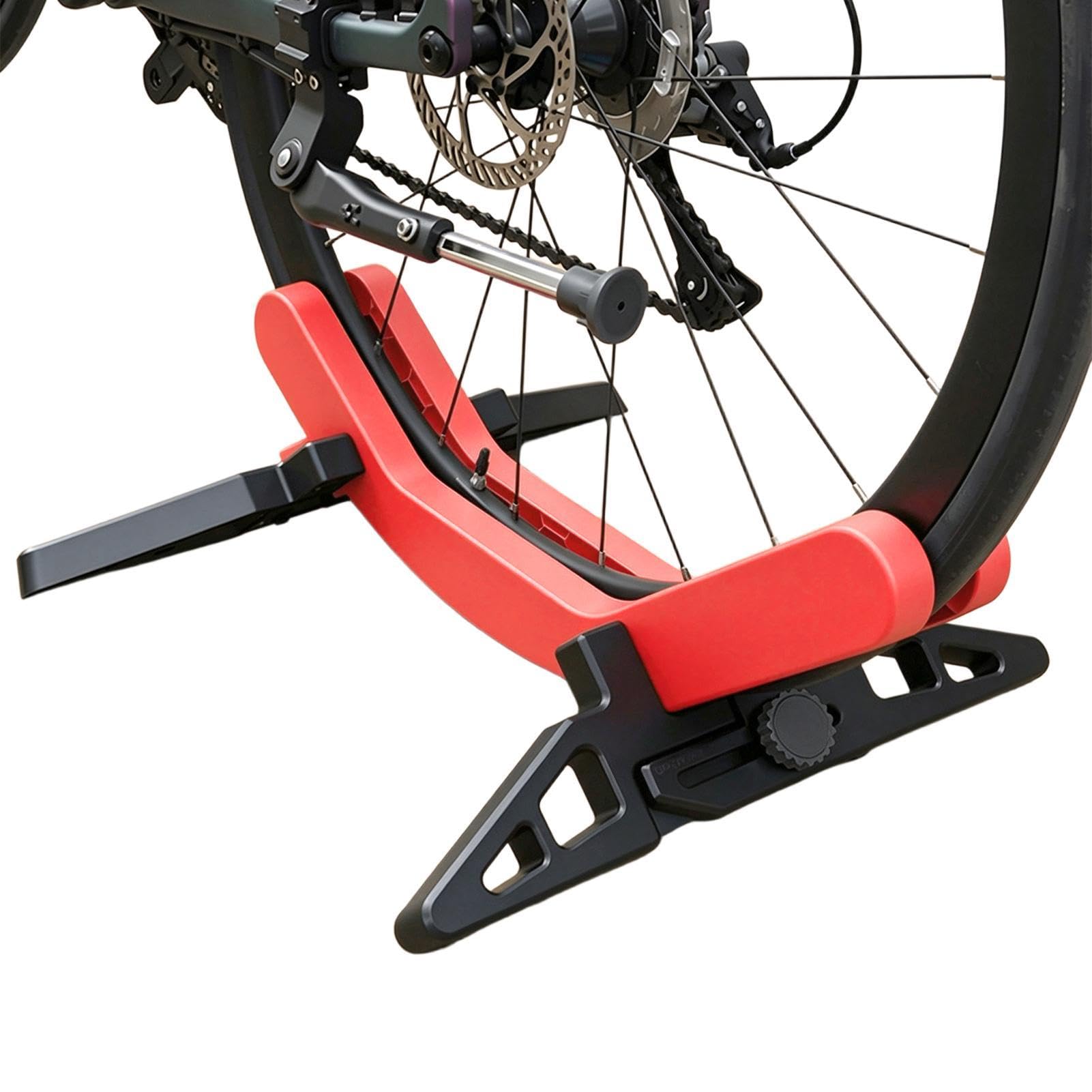 Béquille Vélo Pour Garage Rack À Pneu Robuste Réglable Stable Antidérapant
