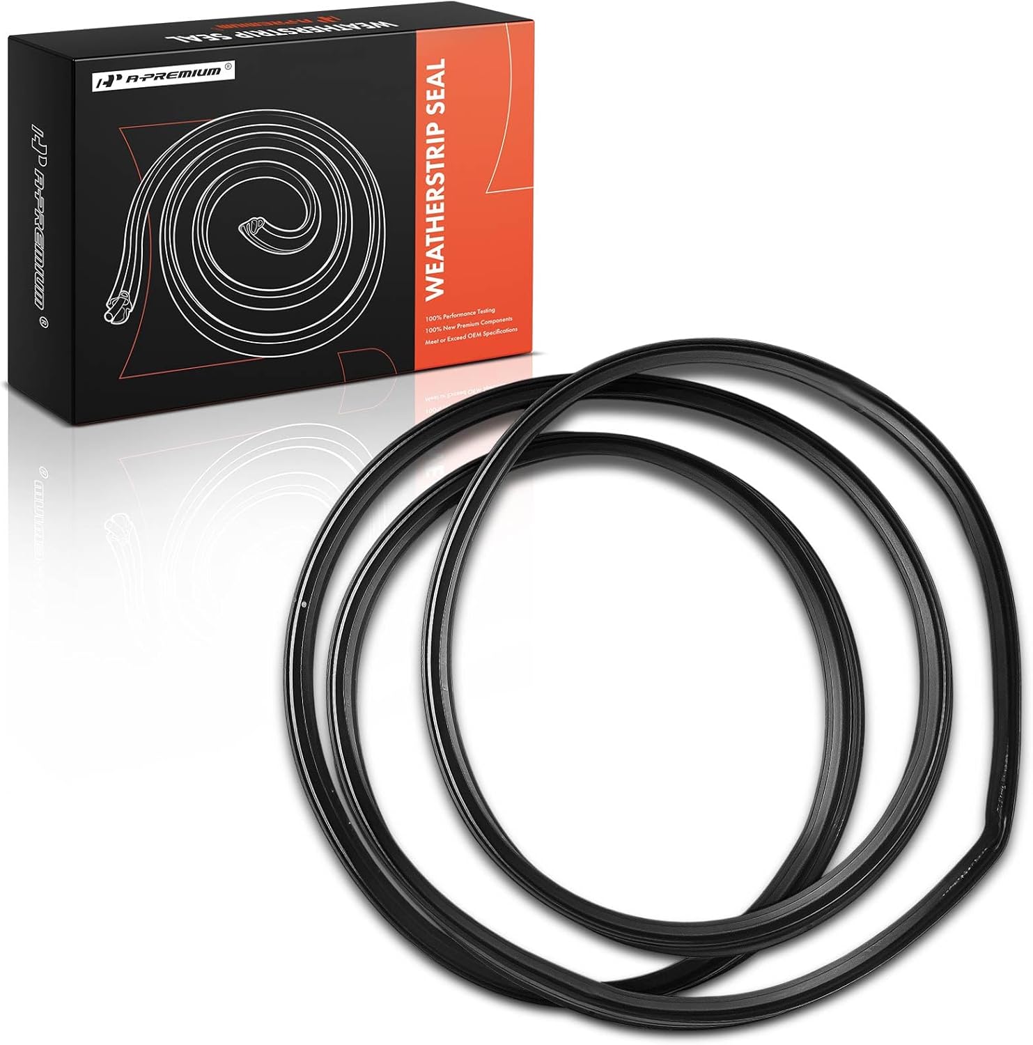 A-Premium Trunk Lid Door Weather Stripping Seal Strip Compatible with Nissan Sentra 2015-2020 Sedan, Replace 848309AN0A