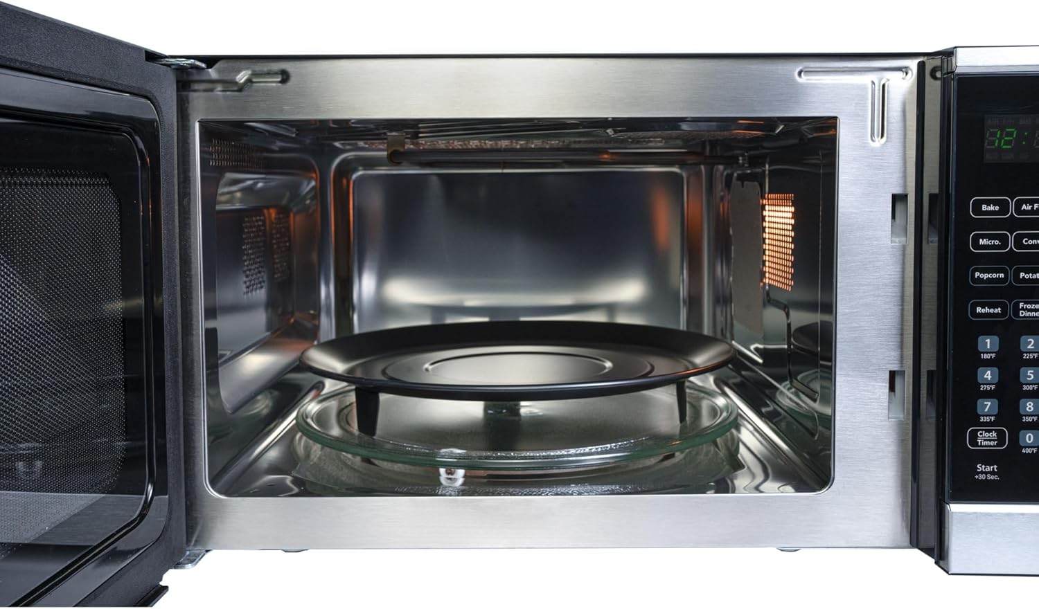 Danby 1.3 cu. ft. Multifunction Countertop Air Fry in Stainless Steel (DBMW1361ABSS) Microwave Oven