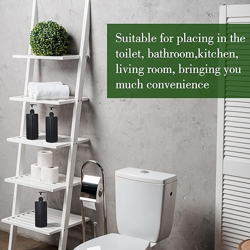 Miniatura 6 de Paquete de 20 botellas vacías de plástico de 16 onzas  16.9 fl oz, recipientes recargables para champú con bomba, botellas dispensadoras de jabón