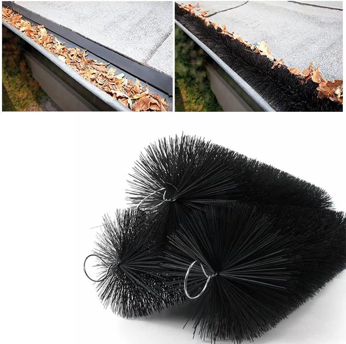 Roof Gutter Anti Blocking Brush To Prevent Fallen leaves From Clogging The Gu...