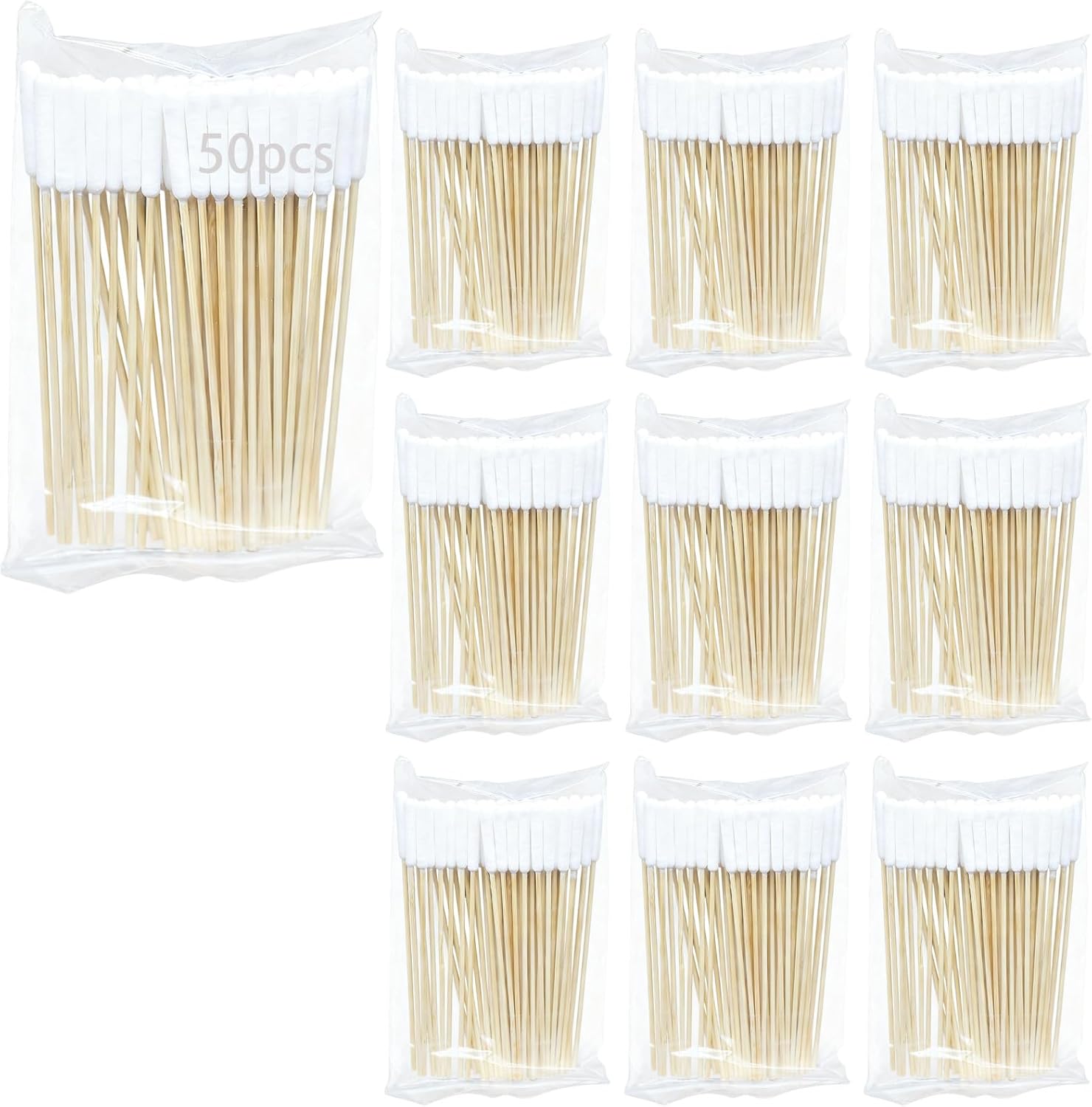 Wood Stick Dog Swabs, 500 Count, 5.9 in, Pet Wound Care