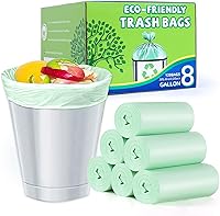 Vista 8 de Bolsas de basura pequeñas de 1.2 galones: Bolsas de basura pequeñas para bolsa de basura de baño, mini forros de basura para baño, dormitorio