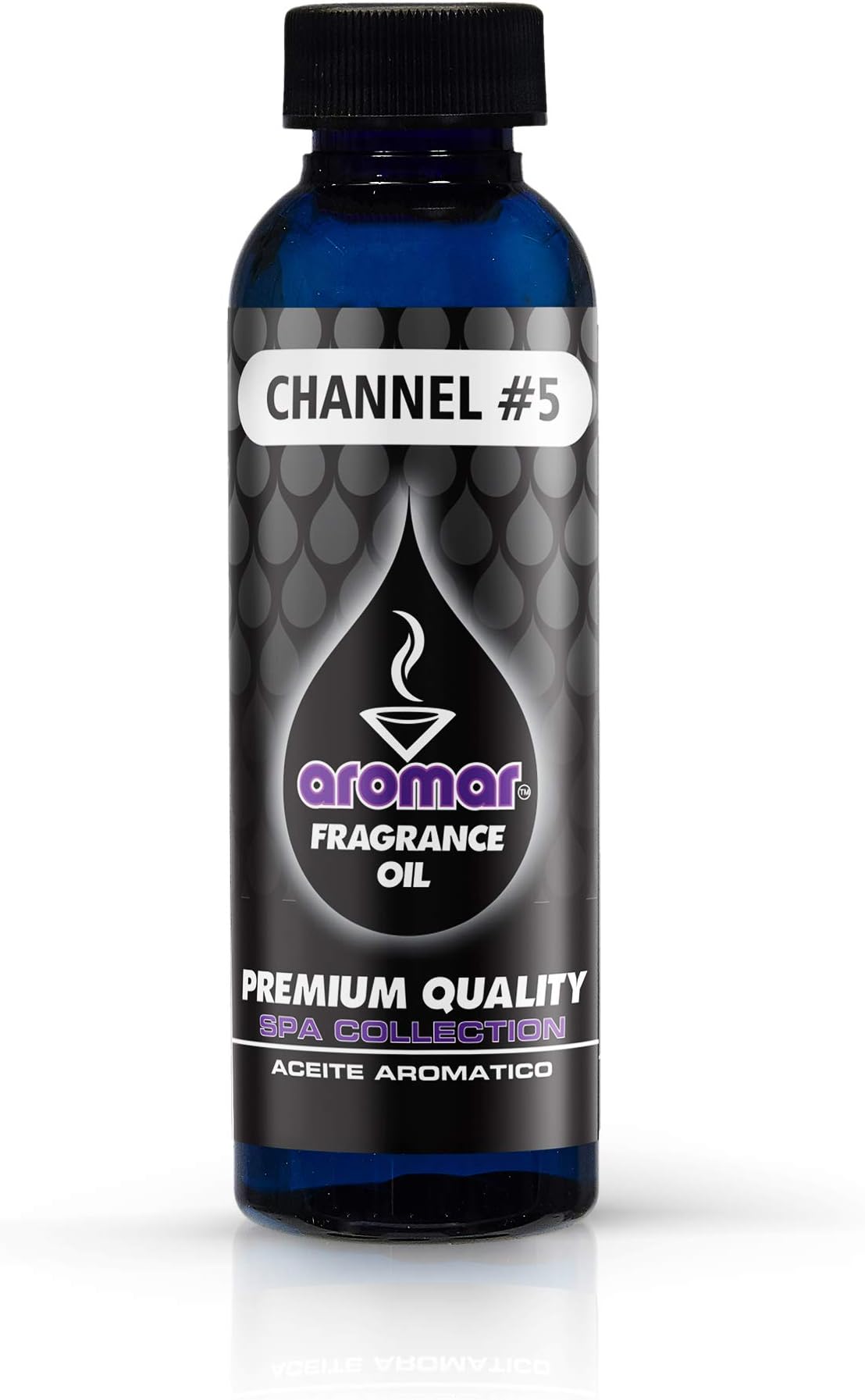 AROMAR Premium Fragrance Oil, Pack of 3 Channel #5 2oz. Bottles. Long Lasting Aromatic Scent, Fresh and Revitalizing Aromatherapy for Living Room, Bedroom, and Kitchen