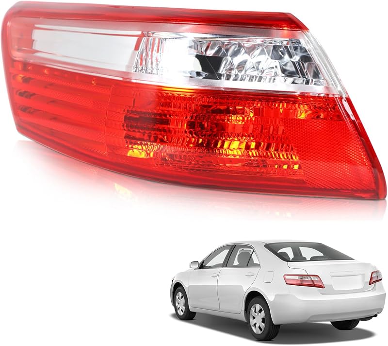 Lanterna traseira esquerda SEBLAFF com luz de freio para Toyota Camry 2007–2009 – 1 unidade