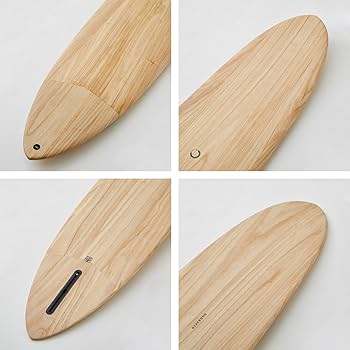 Amazon | nanazero WOOD SKIN サーフボード LOG01 ロングボード