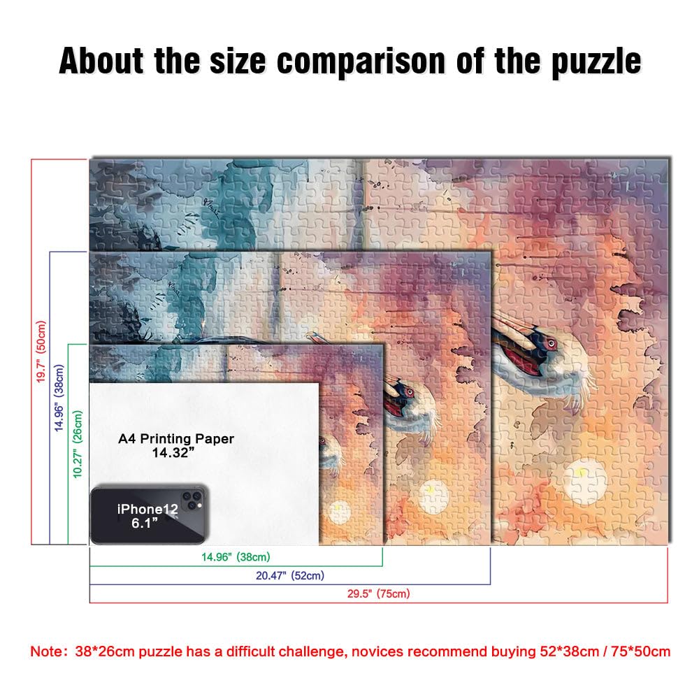 Pellicano Sea Rock Sun Puzzle da 2000 pezzi per adolescenti Riduzione dello stress interessante perché è ideale come regalo per tutta la famiglia 70x100cm