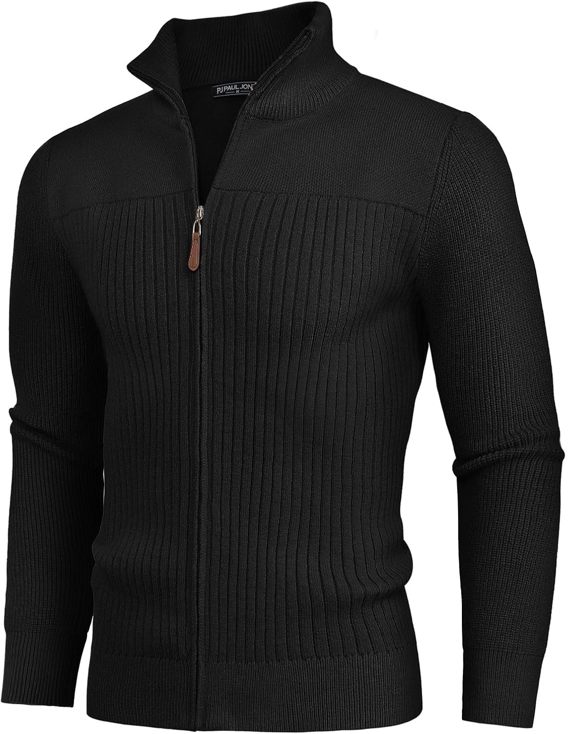 Men's Cashmere Hooded Zipper Cardigan Thick Winter Coat Casual Warm Knitwear for Men Clothes