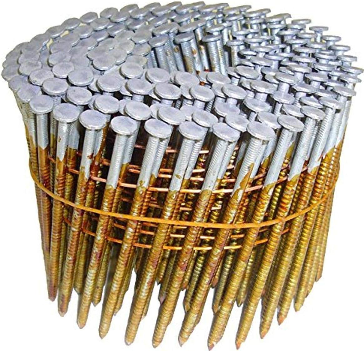 Metabo HPT Full Round Head Framing Nails | 3 Inch x .120 | Ring Shank | Hot Dipped Galvanized | Wire Coil | 2400 Count | 12707HHPT